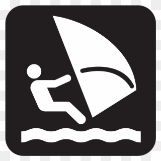 Wind Surfing Black Svg Clip Arts - Windsurfing Jokes - Png Download