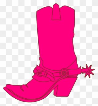 Cowgirl Hat And Boot Png Images - Clipart Cowboy Boot Silhouette Transparent Png