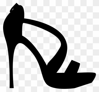 Stiletto Heel High-heeled Footwear Shoe Encapsulated - Icon High Heel Clipart