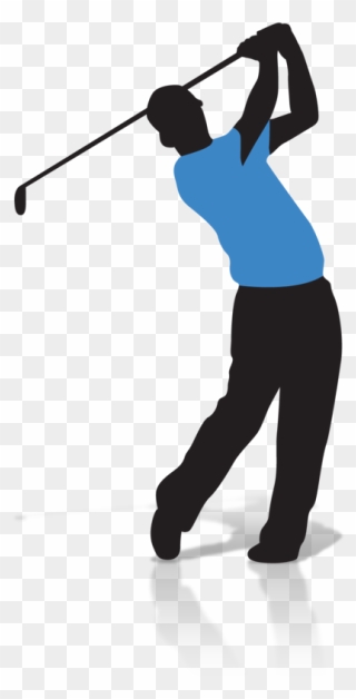 Silhouette Golf Animation Clip Art - Transparent Silhouette Golf Clipart - Png Download