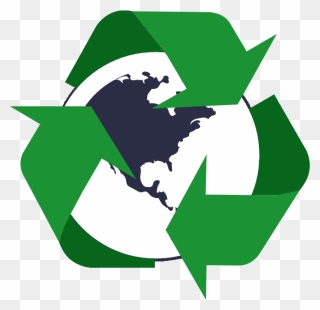 Recycling World Icon - Globe Icon No Border Clipart