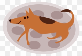 Dog On A Rug - Pig On The Rug Clipart - Png Download