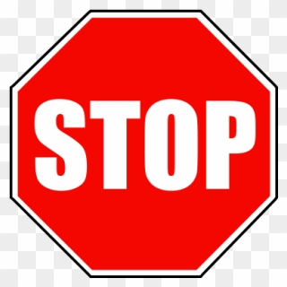 Stop Sign Clip Art Png - Stop Transparent Png