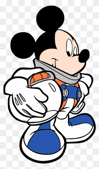 Mickey Mouse Clip Art 10 - Mickey Mouse Space - Png Download