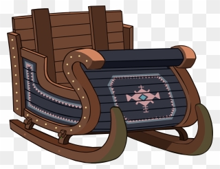 Sleigh Clipart Sled, Sleigh Sled Transparent Free For - Kristoff Frozen Sleigh - Png Download