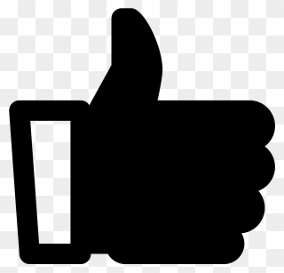 Clipart Thumbs Up Symbol - Transparent Png Youtube Thumbs Up