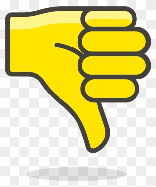 Thumbs Down Emoji Clipart - รูป อิ โม จิ Png Transparent Png