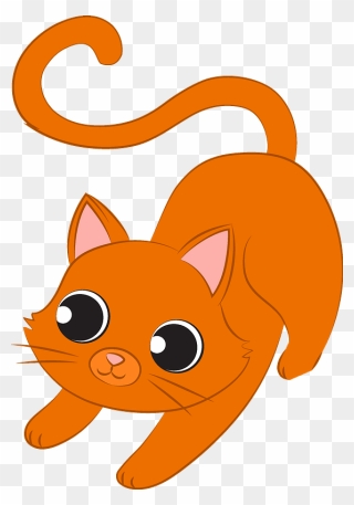 Kitten Clipart - Cartoon - Png Download