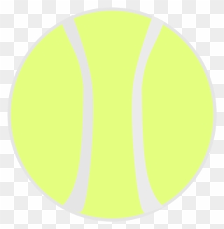 Tennis Ball Clip Art Graphics - Circle - Png Download