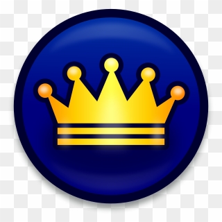Golden Royal Crown Icon Vector Image Clipart