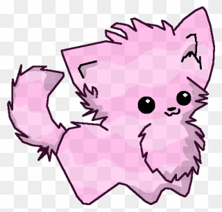 Pompom As A Actual Cat - Cat Drawings Cute Clipart