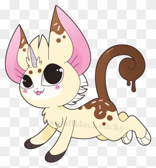 Unicorn Kitten Version 4 By Smallblacksticky - Cat Clipart