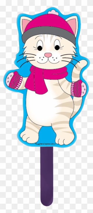 Activity Preview - Kitten With Mittens Clipart - Png Download