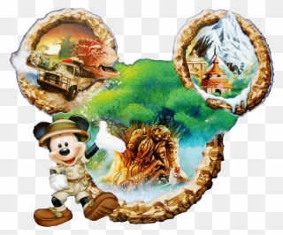 Animal Kingdom Clipart Mickey Safari - Disney Animal Kingdom Transparent - Png Download