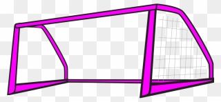 Goal Soccer Frame - Pink Bag Goals Clip Art - Png Download