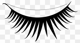 Eyelash Clipart - 無料 素材 まつ毛 イラスト - Png Download