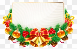 Png Background Winter - Border Background Design Christmas Clipart