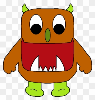 Thumb Image - Big Mouth Monster Clipart - Png Download