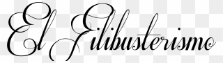 El Filibusterismo Calligraphy Clipart