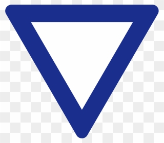 Blue Triangle Symbol Png Clipart