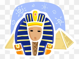 Egyptian Clipart Giza Pyramid - Cartoon Sphinx - Png Download