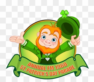 St Patricks Parade Logo Transparent - Transparent Leprechaun St Patricks Day Clipart - Png Download