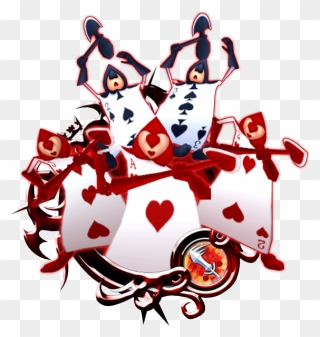 Cards Clipart Alice In Wonderland - Alice In Wonderland Cards Clipart - Png Download