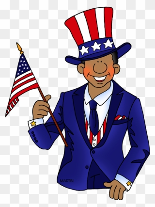 Fourth Of July Clip Art By Phillip Martin, Wave The - Brazilian Martin Philip Cliaprt - Png Download