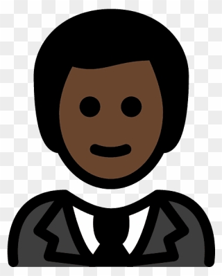 Person In Tuxedo Emoji Clipart - Cartoon - Png Download