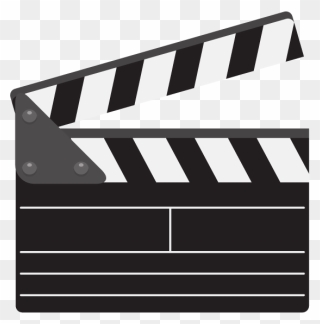 Movie Clipart Clapper Board - Movie Click Board Png Transparent Png