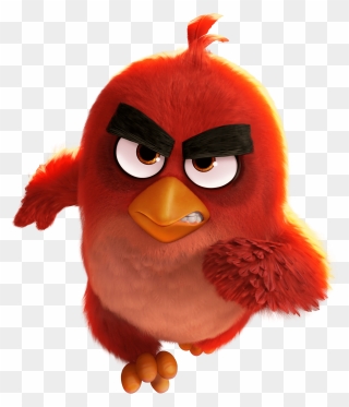 Rio Movie Red Bird Singing Clipart Angry Birds Movie - Red Angry Bird Png Transparent Png