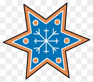 Christmas Star Clipart - Cross - Png Download