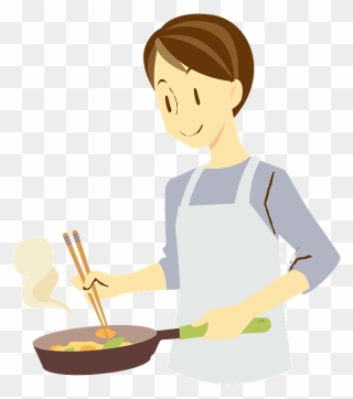 Man Cooking Clipart - Cooking - Png Download