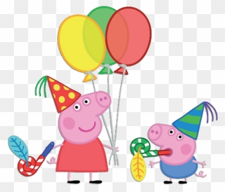 Balloons Clipart Peppa Pig - Png Download