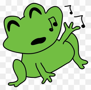 Singing Frog Clip Arts - Frog Clipart Png Transparent Png