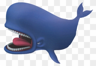 Sperm Whale Clipart Cute - Whale Open Mouth Clipart - Png Download