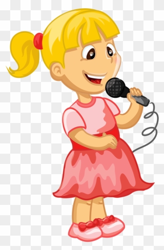 Girl Singing Clipart , Png Download - Girl Singing Clipart Transparent Png