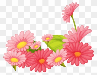 Pink Daisy Clipart - Pink Daisy Clip Art - Png Download