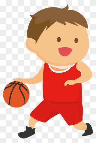 Basketball Player Clipart - バスケ イラスト フリー - Png Download