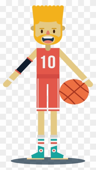 Basketball Clipart Wear - Basketball Player - Png Download