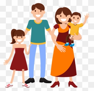 Happy Family Clipart - Family Clipart Png Transparent Png