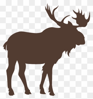 Moose Vector Graphics Royalty-free Stock Photography - Moose Silhouette Vector Clipart