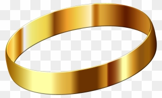 Platinum,wedding Ring,gold - Golden Rings Clip Art - Png Download