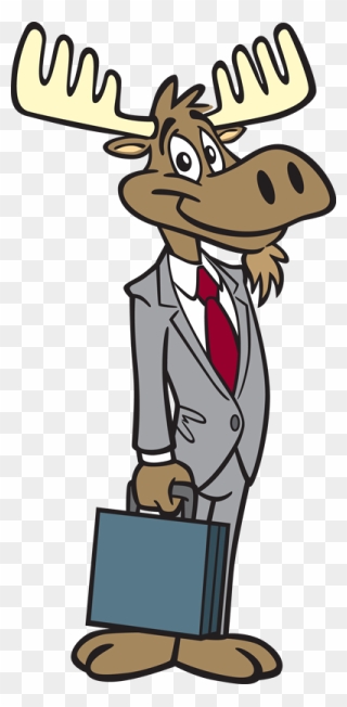 Business Moose Clipart