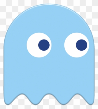 Blue World Pacman Emoticon Pong Free Transparent Image - Pac Man Ghost Blue Clipart