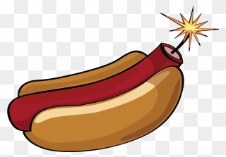 Transparent Hotdog Clipart - Clip Art - Png Download