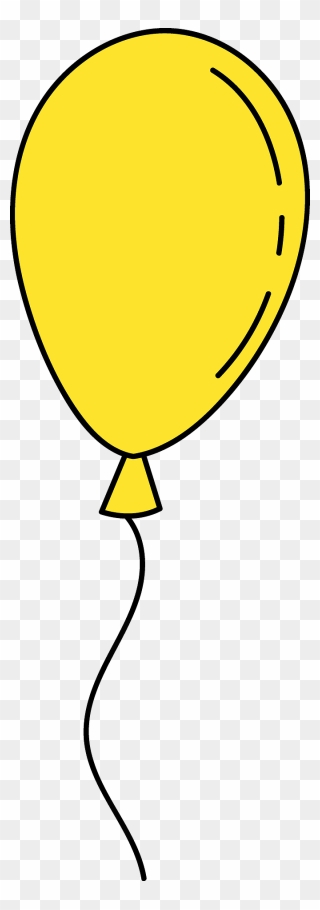 Yellow Balloon Clipart - Png Download