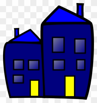 Small Building In Cartoon Clipart