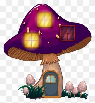 Gnome Clipart Fairy Mushroom - Png Download