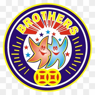 Brothers Fireworks Logo Clipart